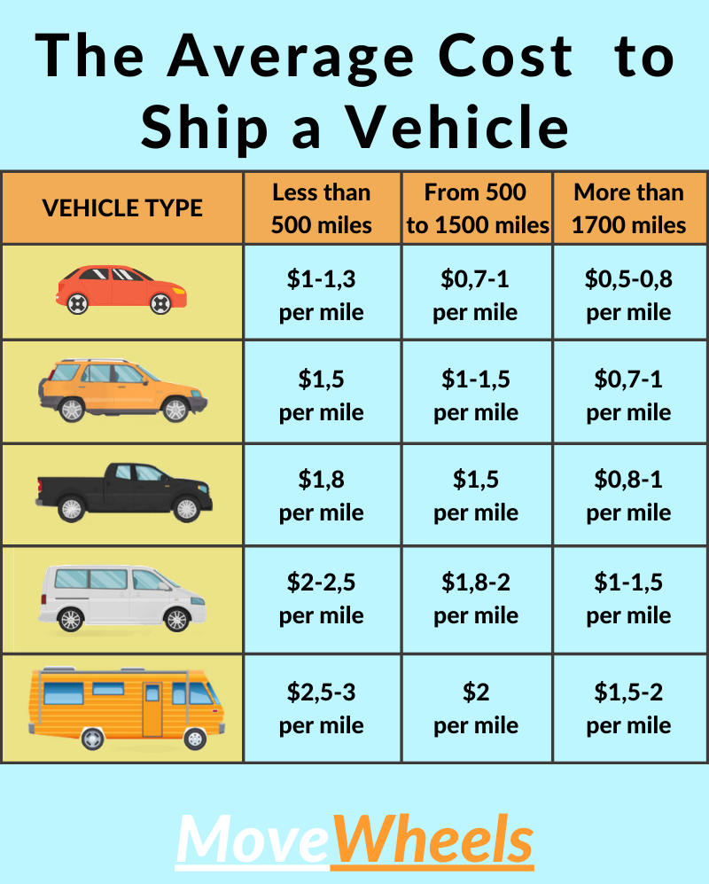 Shipping a Car Infographic