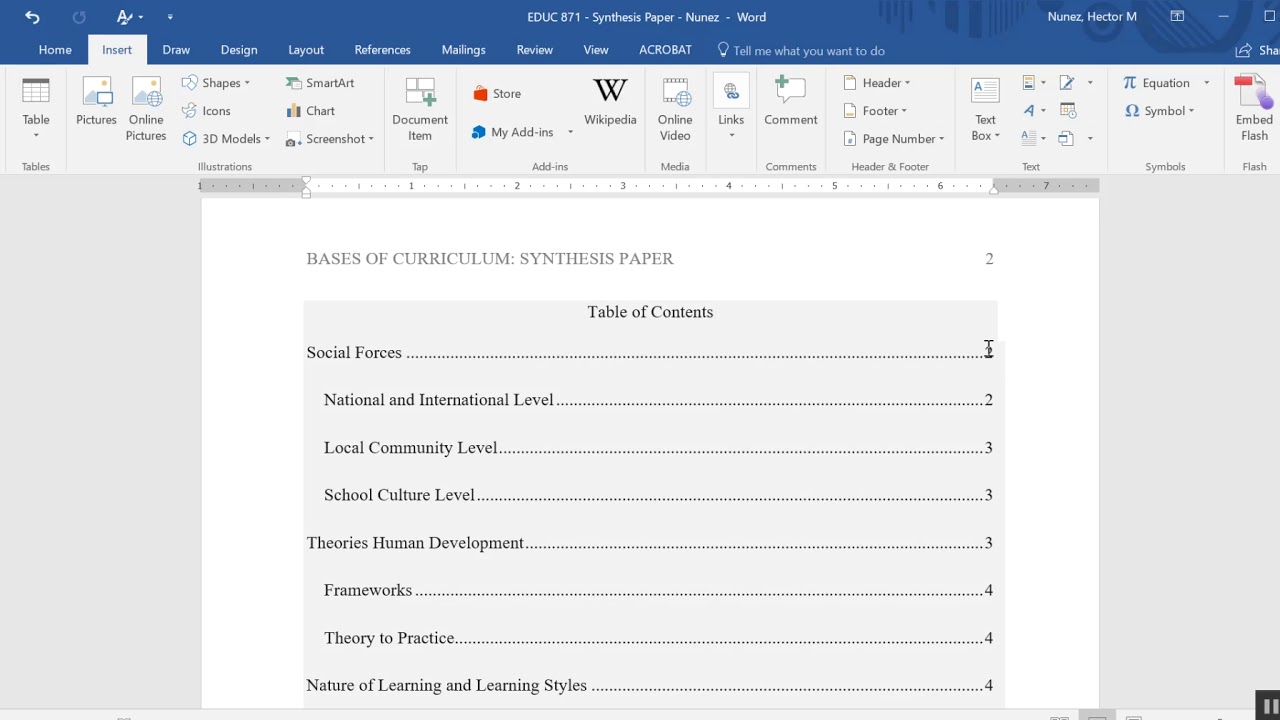 How to Create a Table of Contents in Word: A Simple Guide for 2025