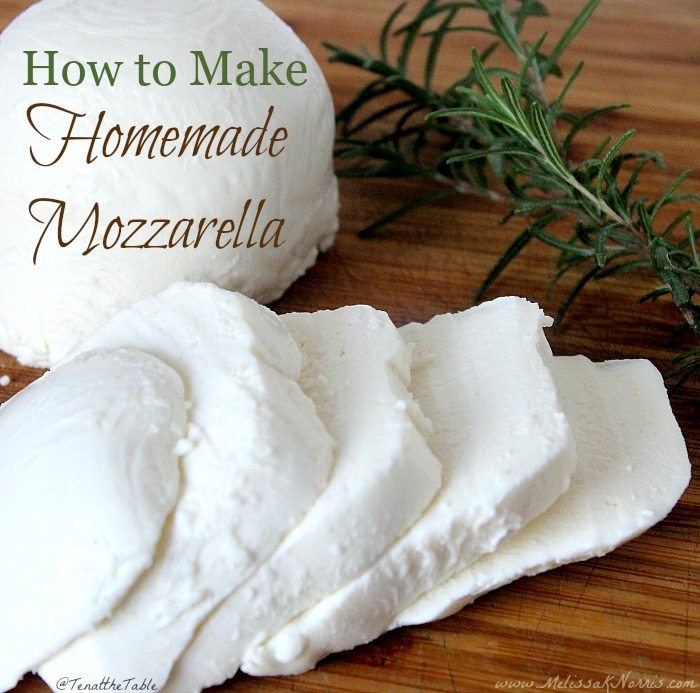 Making Homemade Mozzarella Cheese